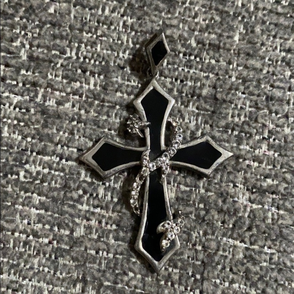 925 silver and onyx pendent